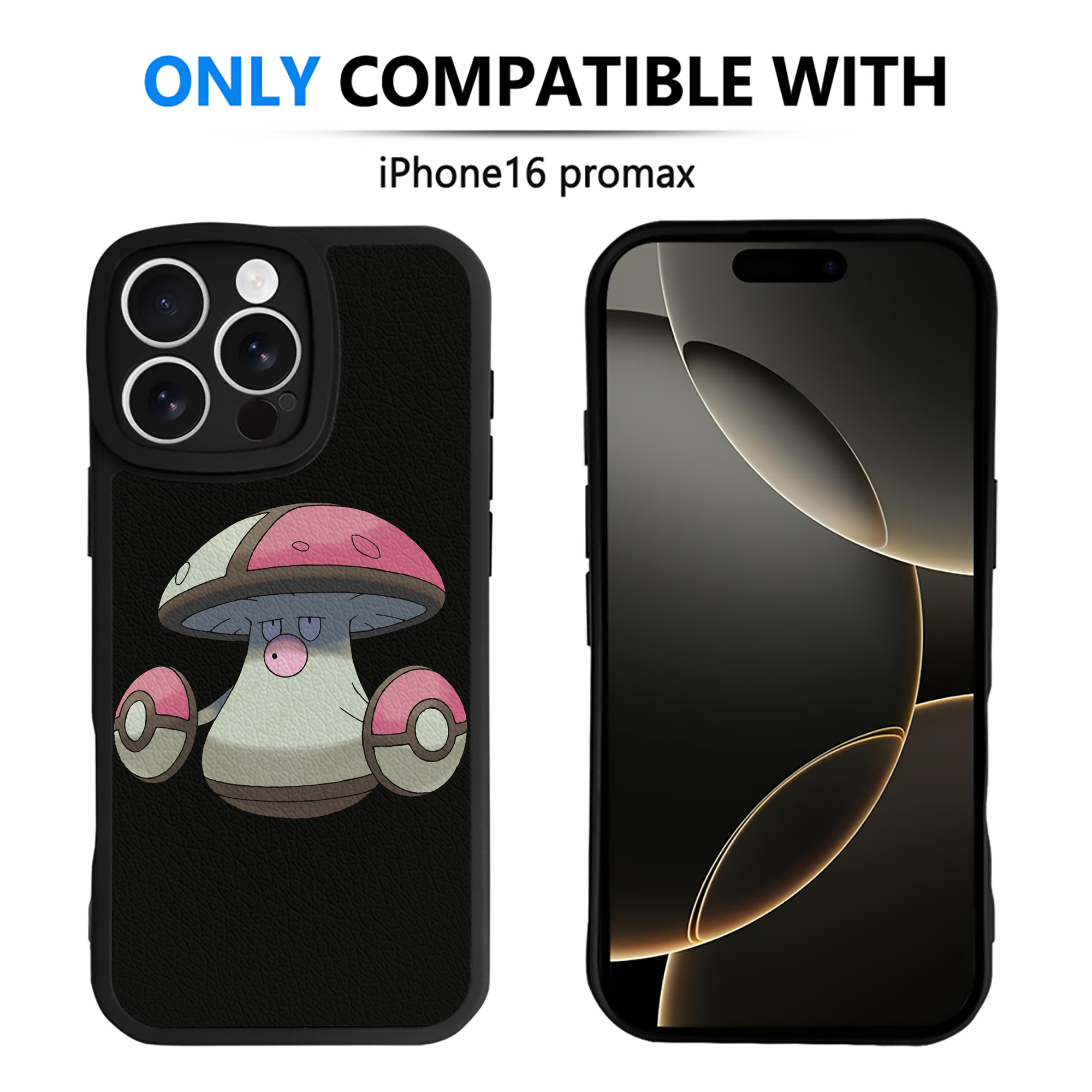 （画像用） ポケットモンスター Pokémon 【iPhone 16シリーズ対応】シリコンスマホケース（レザー調） 材質：シリコン